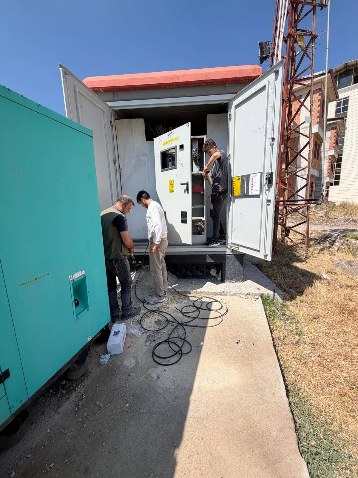 Gün Elektrik ve Otomasyon saha devreye alma çalışması